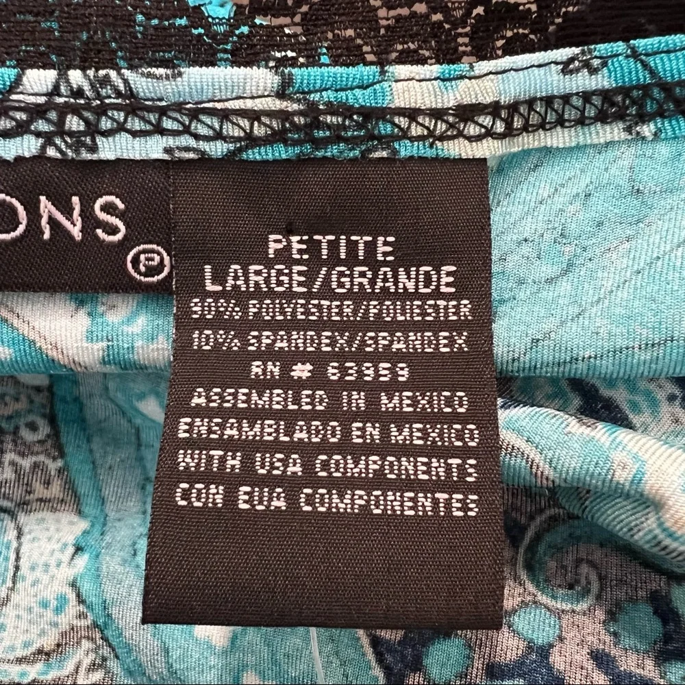 3/$25 NWT Impressions Lifestyle top LP - Picture 7 of 8